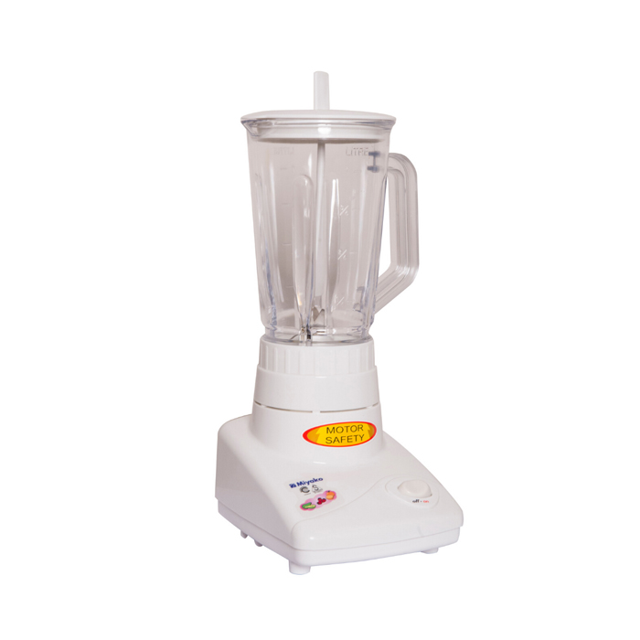 Miyako Blender Plastik 1 Liter 2in1 - BL301PLW | BL-301 PLW White
